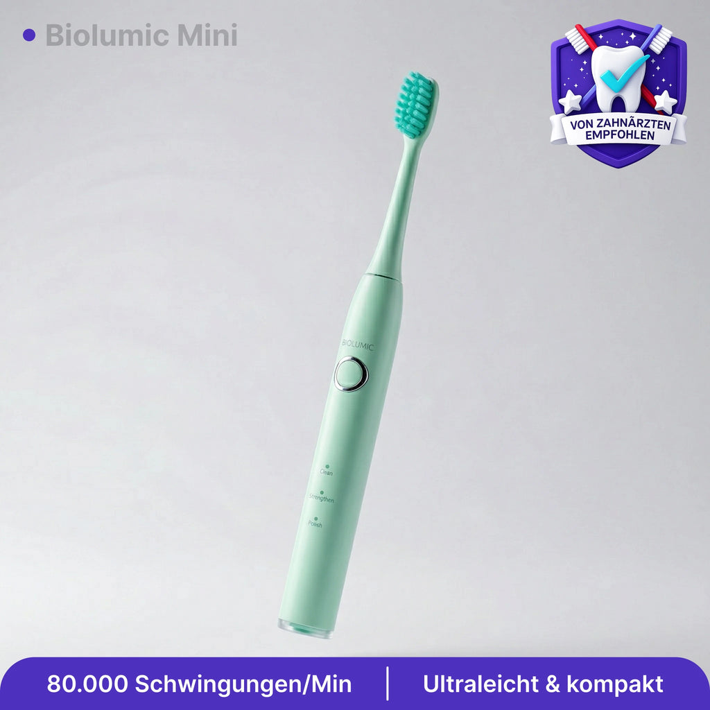 Biolumic Mini – Schall Zahnbürste für unterwegs