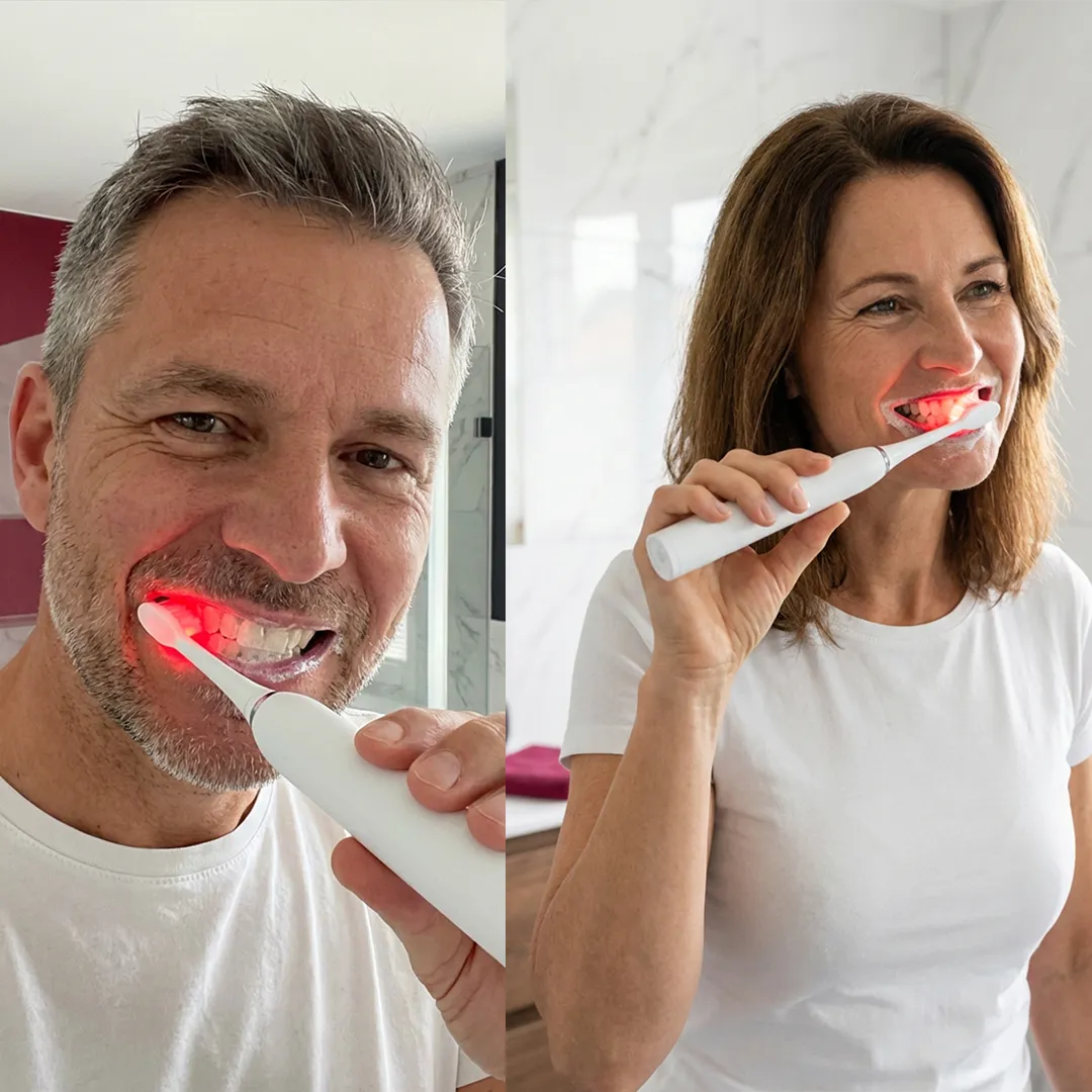 DualWave Rotlicht Therapie Schall Zahnbürste - Therapie Solo