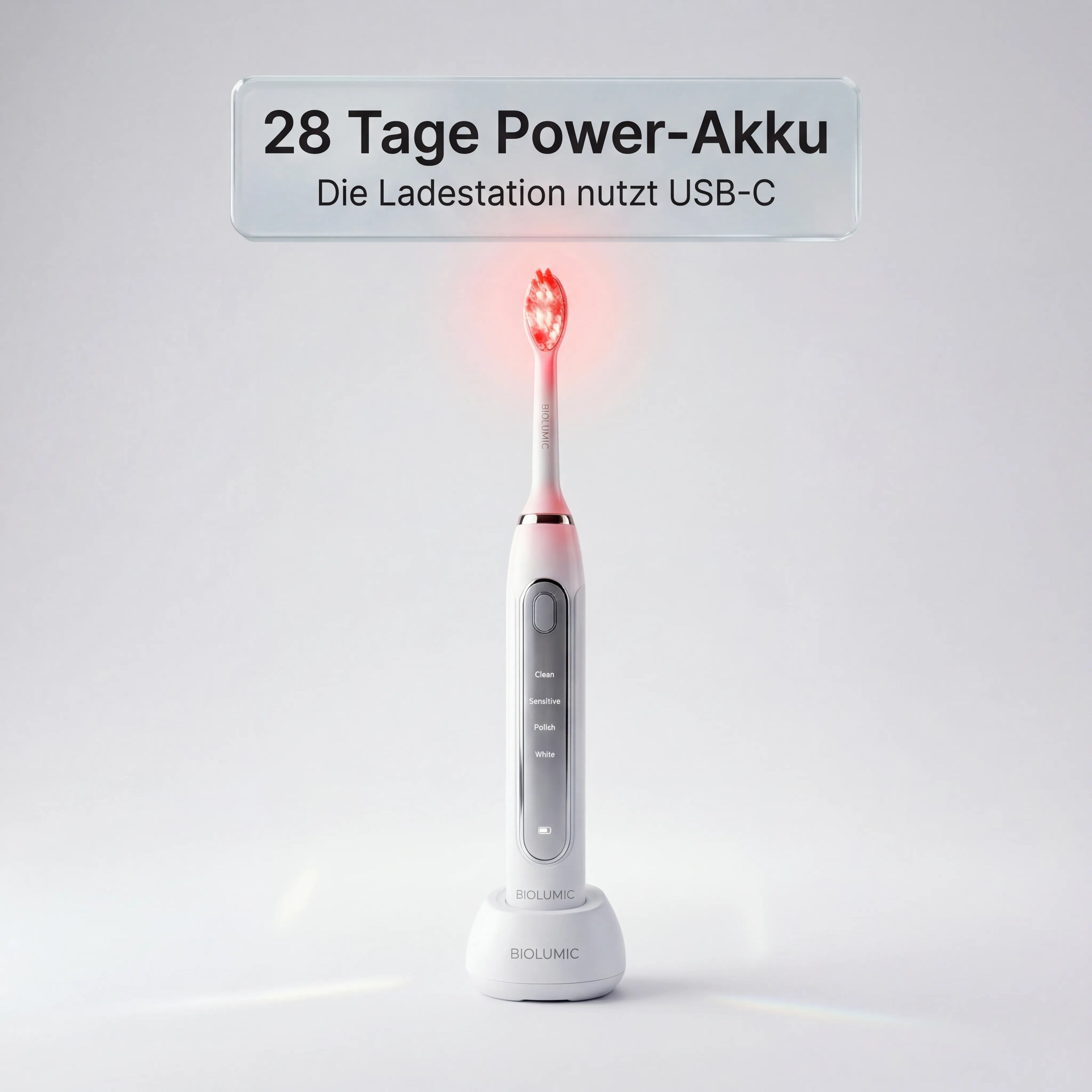 DualWave Rotlicht Therapie Schall Zahnbürste - Therapie Solo