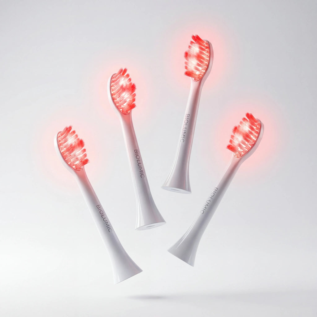 Biolumic DualWave Rotlicht Therapie Bürstenköpfe